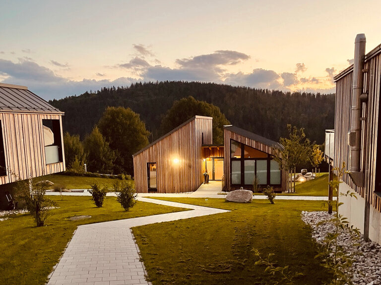 Küche im Chalet Waidlerland