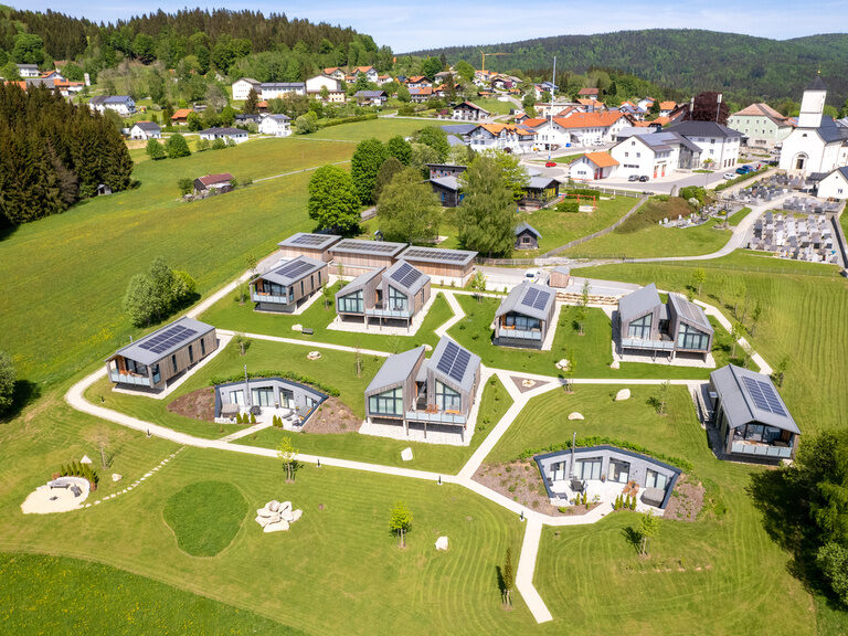 Terrasse im Chalet Waidlerland