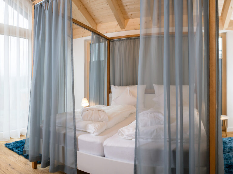 Wohnraum im Chalet Wasser